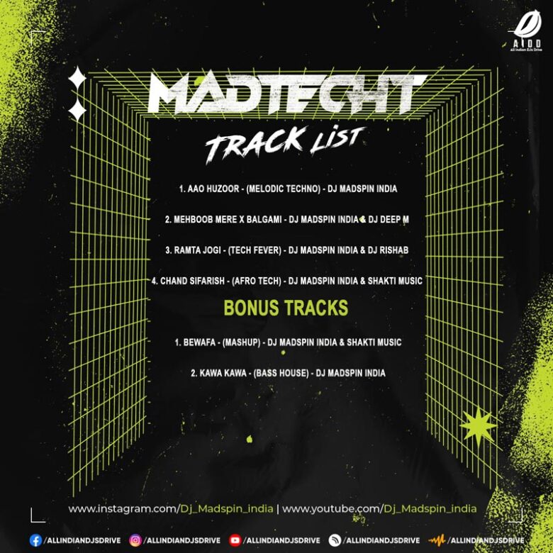 Madtech Vol. 1 - DJ Madspin India 2024 Album Song Download