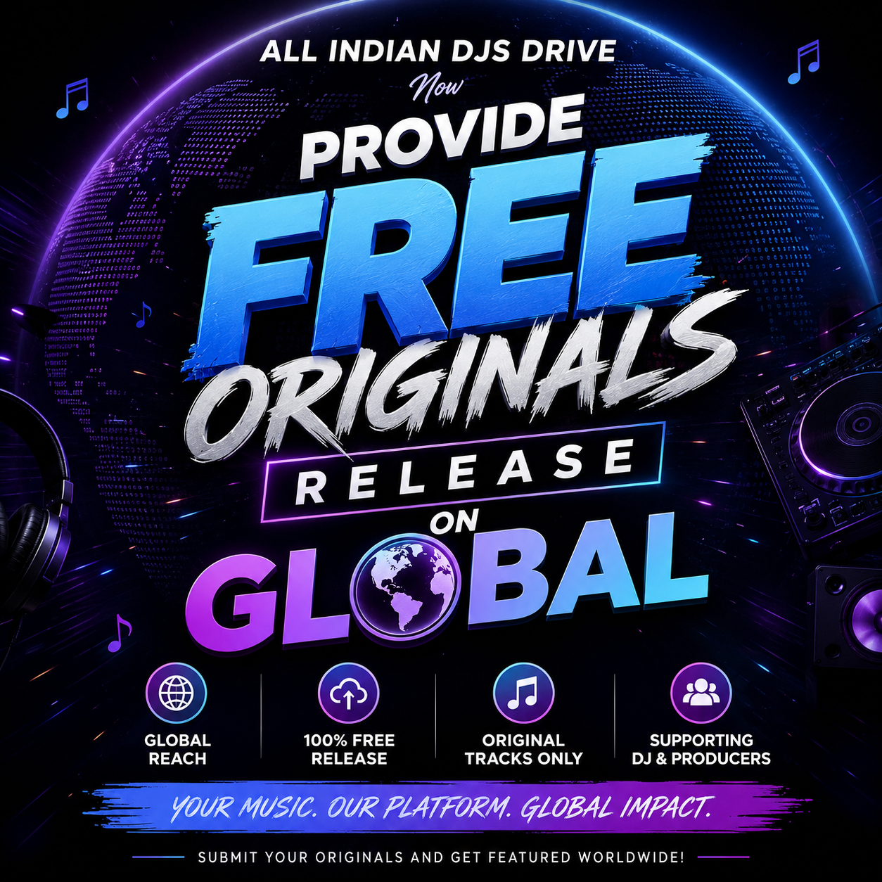 Free Global Original Music Release