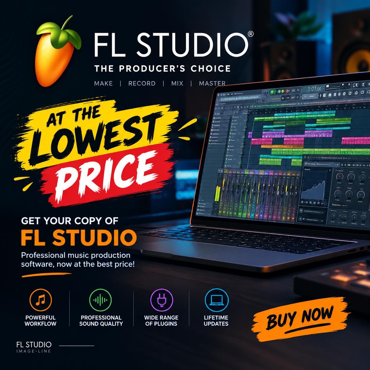 Get FL Studio at the lowest price!